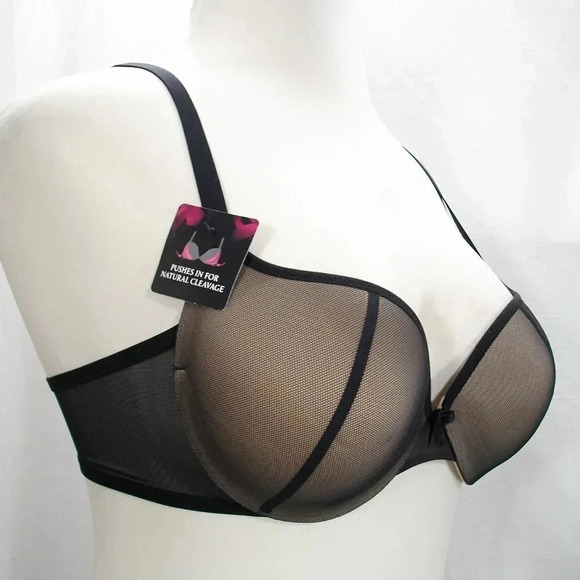 34C Maidenform Center of Attention Caged Mesh Demi Bra - Picture 2 of 4